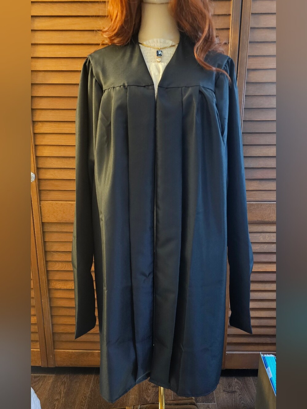 Black Jostens' BDG Collection Master's Graduation Cap and Gown - Picture 2 of 9